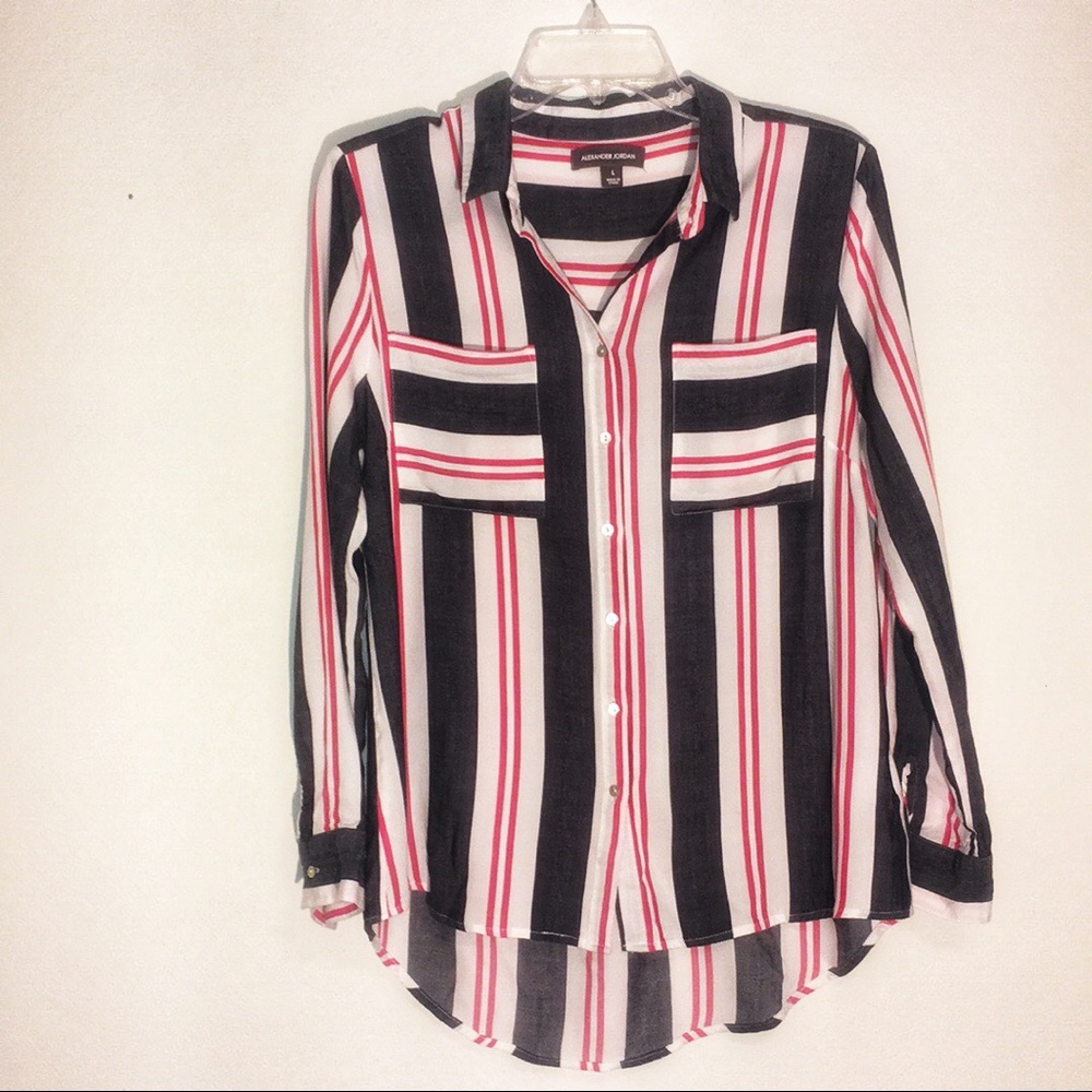 Alexander Jordan Striped Blouse